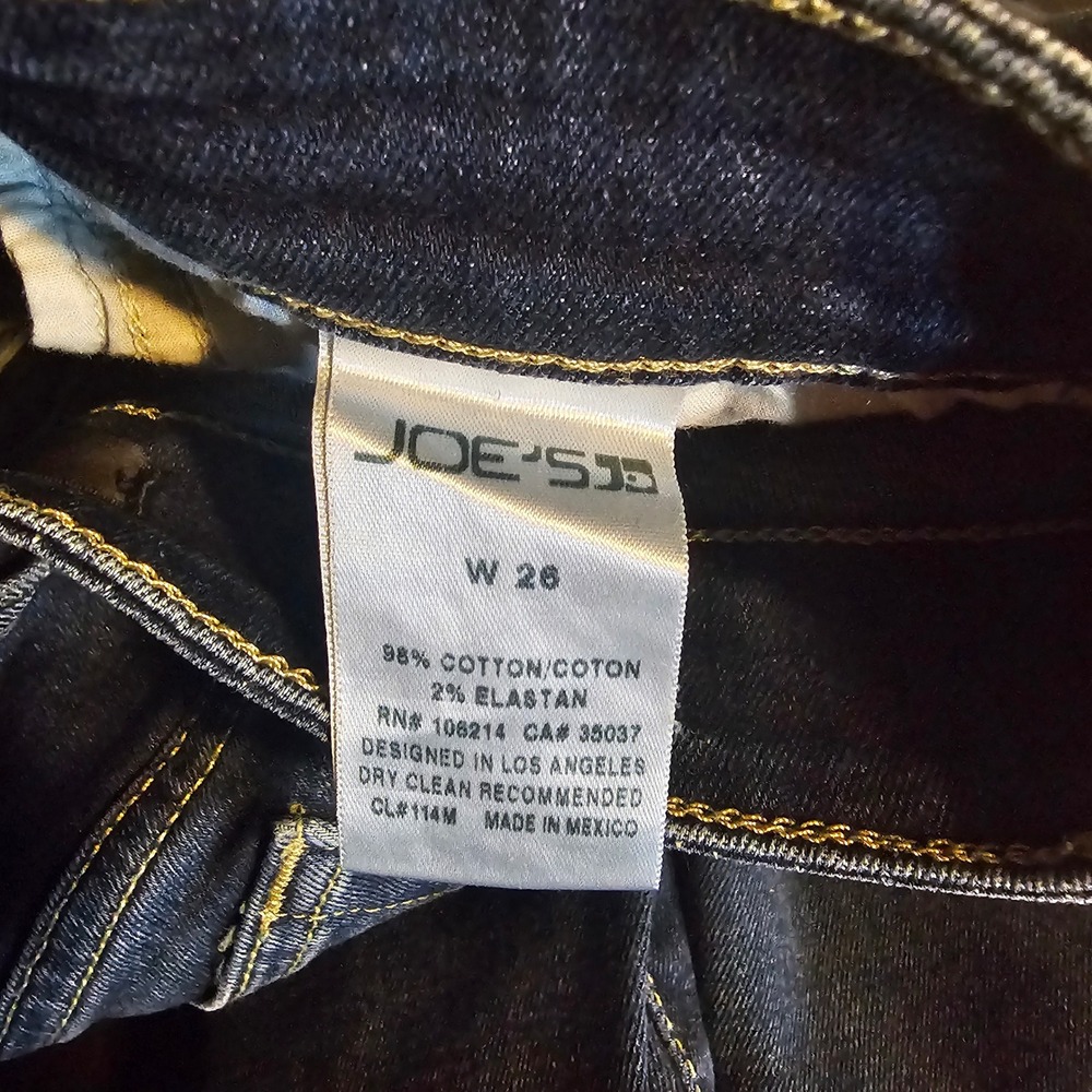 JOE'S Jeans Womens Dark Wash High Rise Skinny Jeans Size 28 - Picture 7 of 10